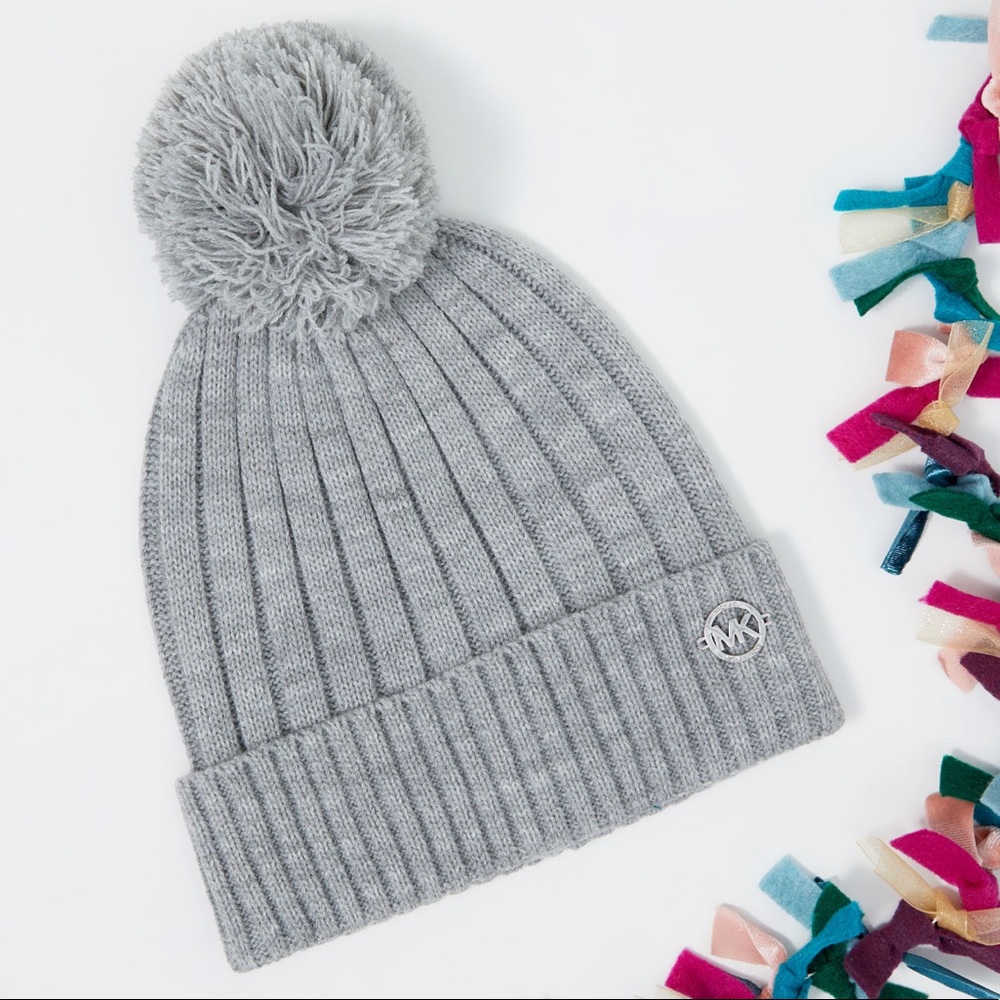 NWT Michael Kors Beanie With Pompom